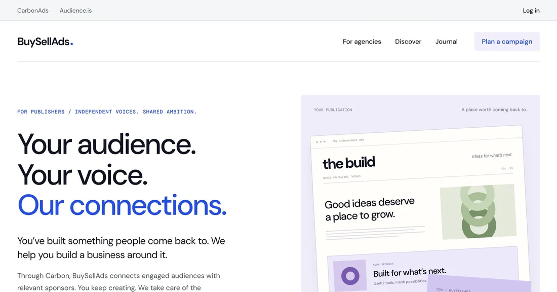 Visual for this record: A direct ad marketplace trades auction pricing for a slower payout